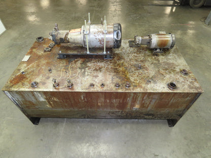 Vickers Hydraulic Power Unit 3Hp 230/460V 200 Gallon Tank Brown & Sharpe Pump