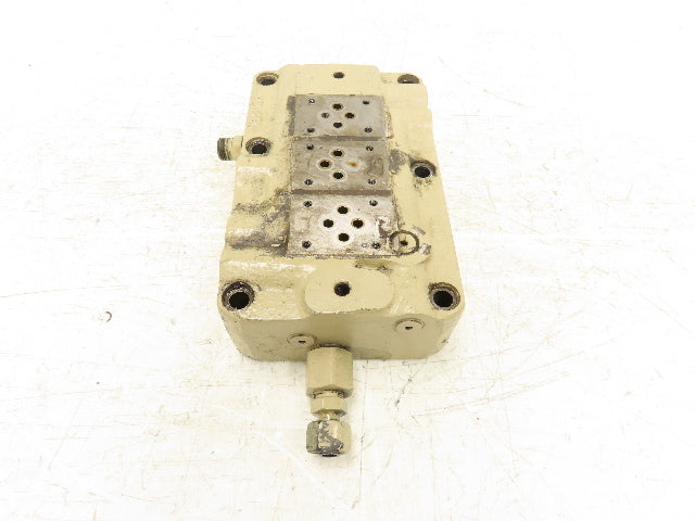 Shibaura UV-25-16 Hydraulic 3-Station Directional Valve Manifold Sub-Base D03