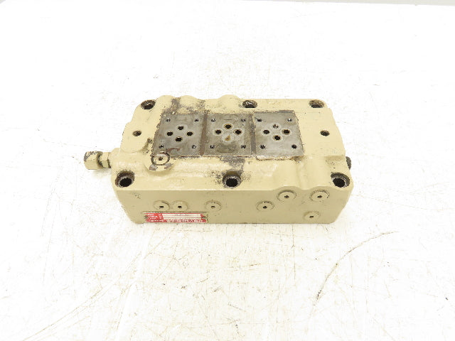 Shibaura UV-25-16 Hydraulic 3-Station Directional Valve Manifold Sub-Base D03