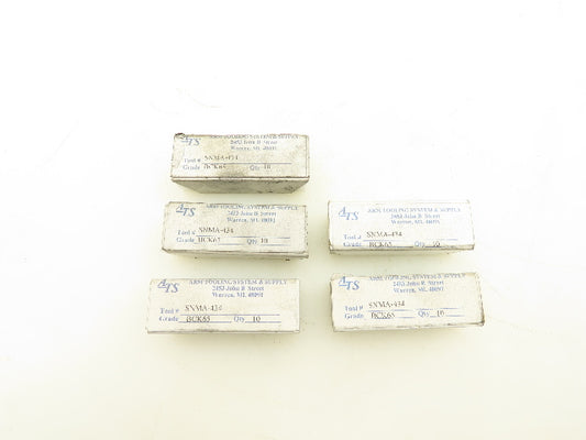 Arm Tooling System SNMA-434 Indexable Carbide Insert Grade BCK65 Lot Of 47