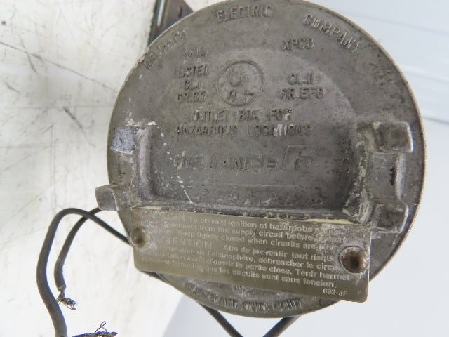 Reliance P56H Gearmotor 30:1 Reducer .33Hp 230/460V 3PH 60 RPM LH Output 56C