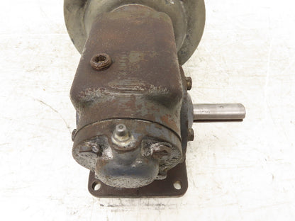 Reliance P56H Gearmotor 30:1 Reducer .33Hp 230/460V 3PH 60 RPM LH Output 56C