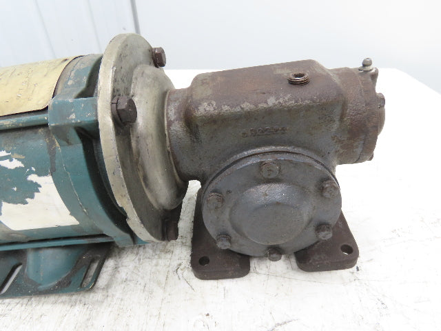 Reliance P56H Gearmotor 30:1 Reducer .33Hp 230/460V 3PH 60 RPM LH Output 56C