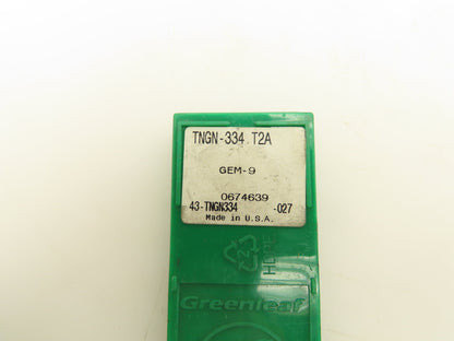 Greenleaf TNGN-334T2A Carbide Triangle Turning Inserts GEM--9 Lot Of 67