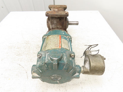 Reliance P56H Gearmotor 30:1 Reducer .5Hp 230/460V 3PH 60 RPM LH Output 56C