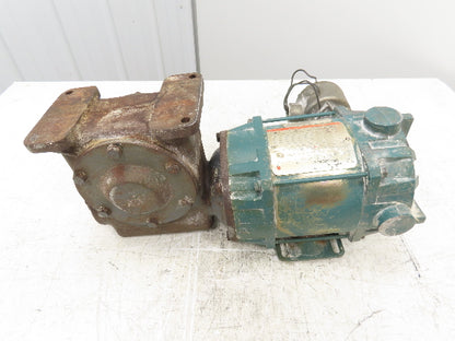 Reliance P56H Gearmotor 30:1 Reducer .5Hp 230/460V 3PH 60 RPM LH Output 56C