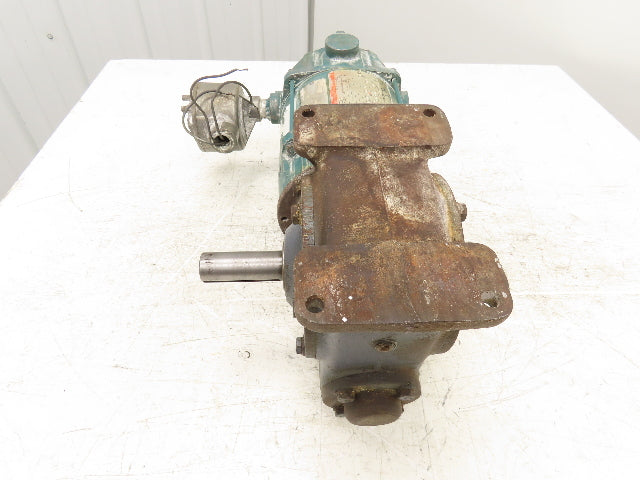 Reliance P56H Gearmotor 30:1 Reducer .5Hp 230/460V 3PH 60 RPM LH Output 56C