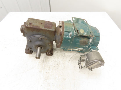 Reliance P56H Gearmotor 30:1 Reducer .5Hp 230/460V 3PH 60 RPM LH Output 56C