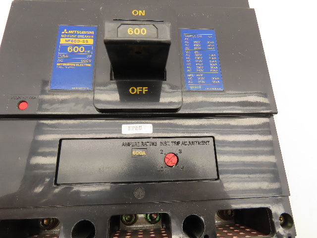 Mitsubishi Electric NF600-SS No-Fuse Circuit Breaker 600A 3P 660V 3Ph