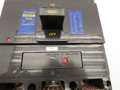 Mitsubishi Electric NF600-SS No-Fuse Circuit Breaker 600A 3P 660V 3Ph