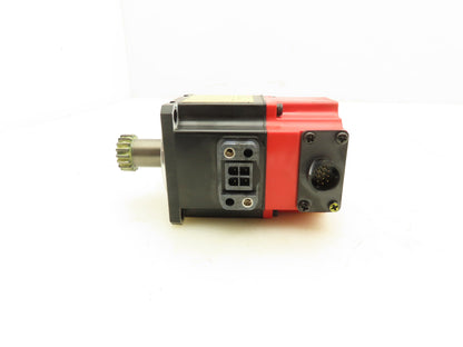 Fanuc A06B-114-B075#0008 AC Servo Motor 0.13kw 4000RPM Encoder A20B-8200-004