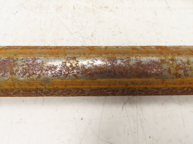 1.9"x 31"BF  Galvanized Steel Gravity Conveyor Roller 7/16" Hex Axle  Lot of 10