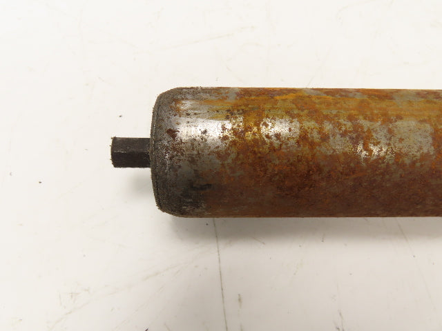 1.9"x 31"BF  Galvanized Steel Gravity Conveyor Roller 7/16" Hex Axle  Lot of 10