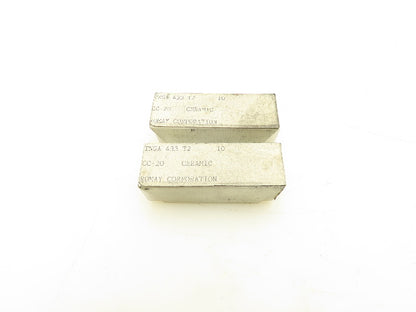 Romay TNGA433T2CC-20 Ceramic Inserts Triangle Style TNGA432 Lot Of 14