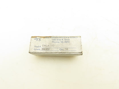 Arm Tooling Systems TNGA-332 Indexable Ceramic Insert Grade BK600 Lot Of 16