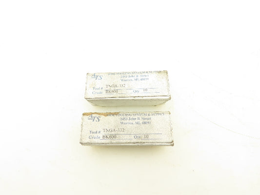 Arm Tooling Systems TNGA-332 Indexable Ceramic Insert Grade BK600 Lot Of 16