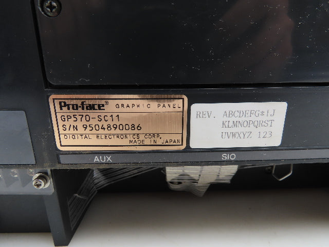 Digital Electronics GP570-SC11 Pro-face HMI Digital Graphic Touchscreen Panel