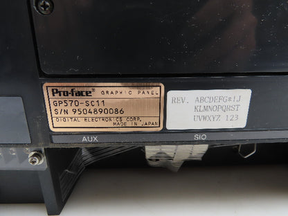 Digital Electronics GP570-SC11 Pro-face HMI Digital Graphic Touchscreen Panel