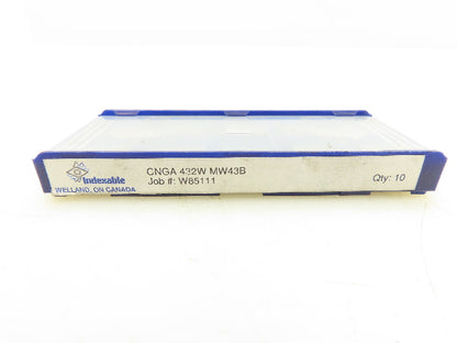 Indexable CNGA-432W Indexable Ceramic Insert Grade MW43B Lot Of 9