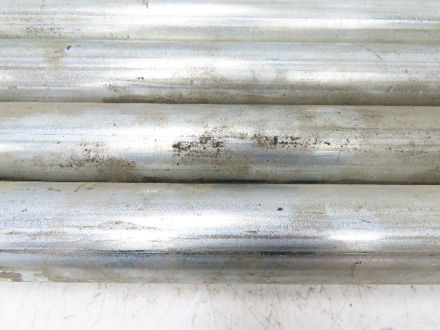 1.9"x 18.5"BF Galvanized Steel Gravity Conveyor Roller 7/16" Hex Axle Lot of 12