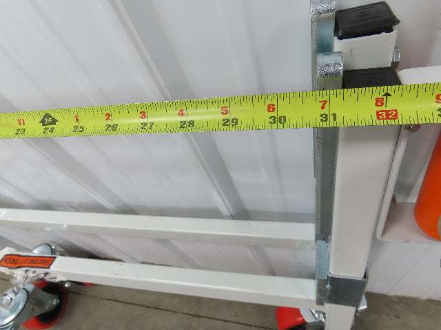 Roach Conveyor Leg Support 30"H x 34"W w/Locking Caster Wheels  Set of 2