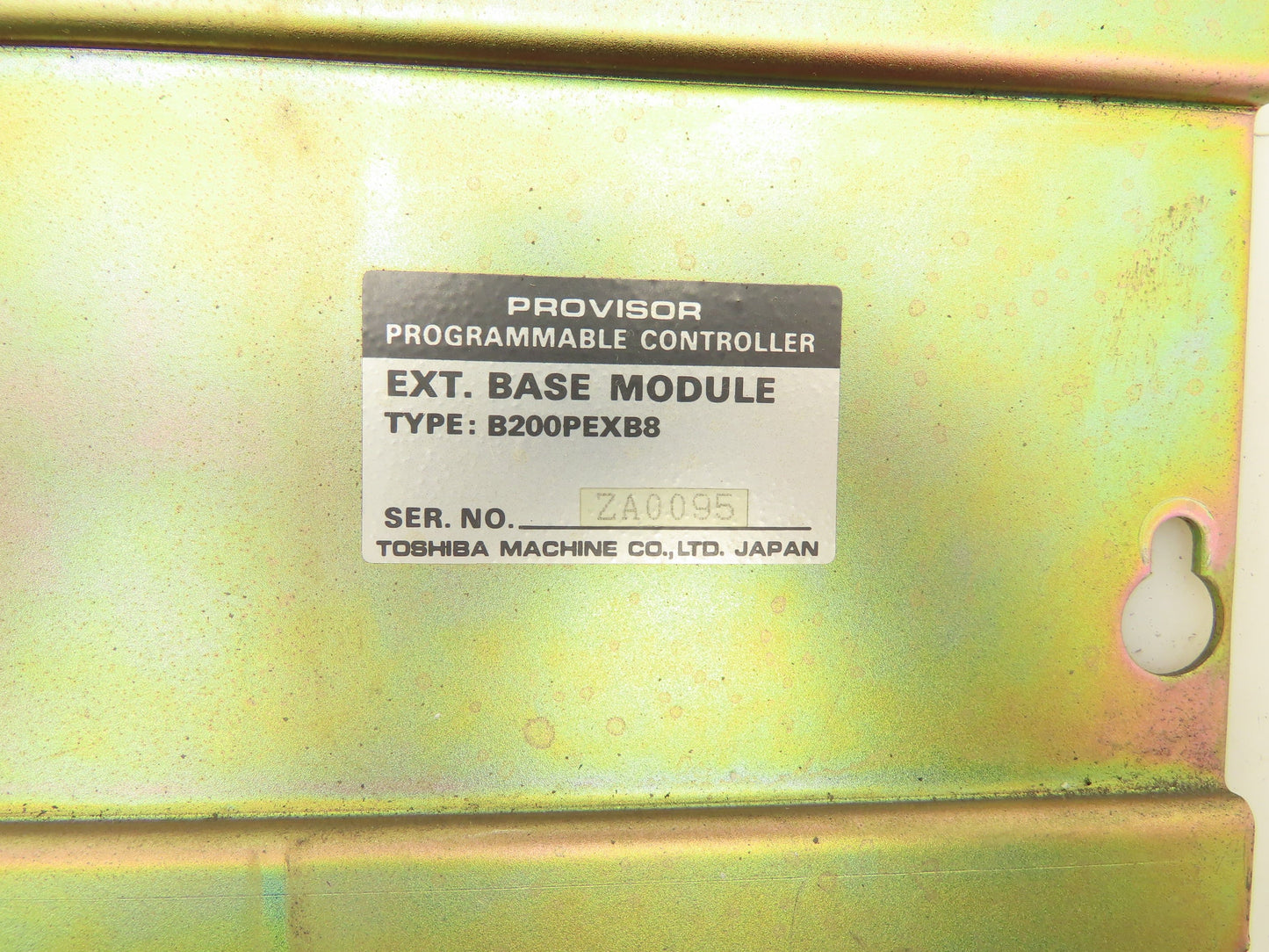 Toshiba B200PEXB8 Provisor Programmable Controller Extension Base Module