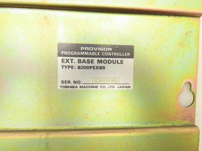 Toshiba B200PEXB8 Provisor Programmable Controller Extension Base Module