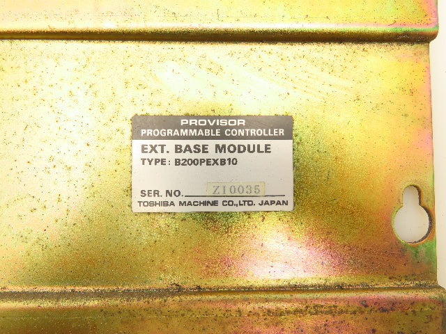 Toshiba B200PEXB10 Provisor Programmable Controller Extension Base Module