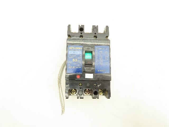 Mitsubishi MB100-SS Motor Circuit Breaker 63A 3P 500V