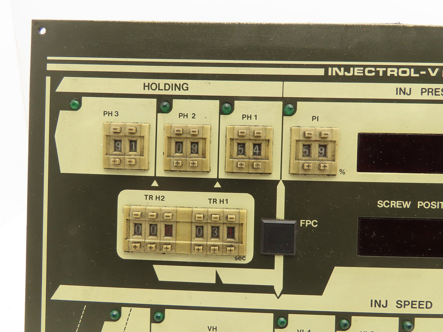 Toshiba TOEI H01195-3 Injectrol-V Operator Control Panel Circuit Board Module