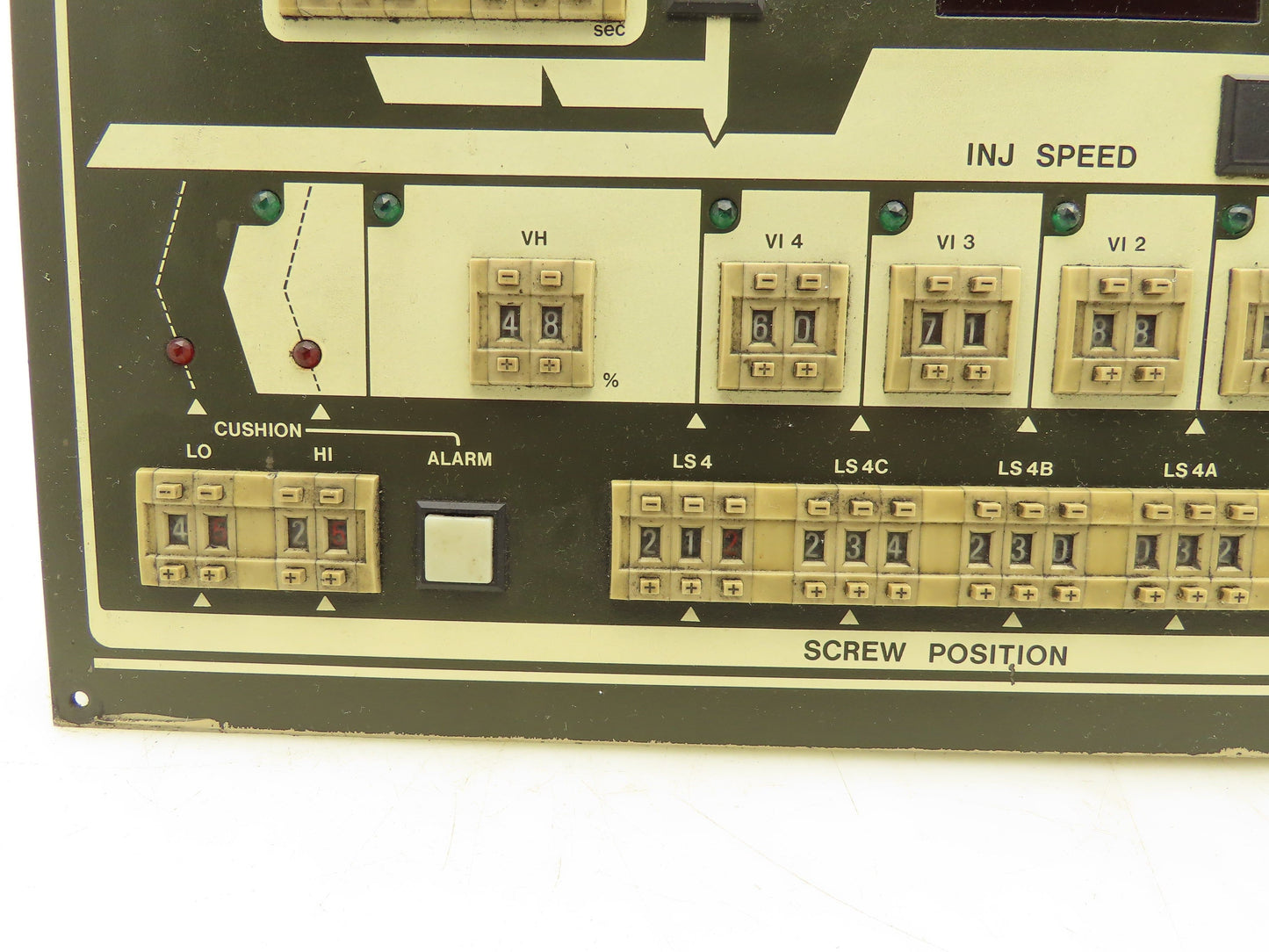 Toshiba TOEI H01195-3 Injectrol-V Operator Control Panel Circuit Board Module