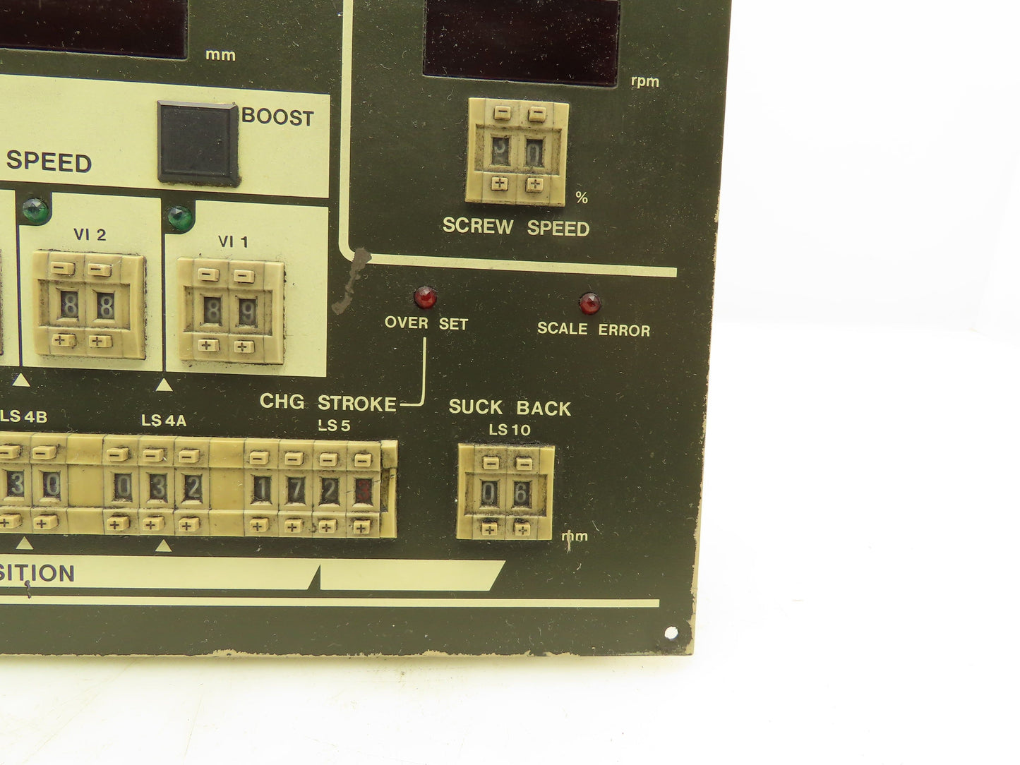 Toshiba TOEI H01195-3 Injectrol-V Operator Control Panel Circuit Board Module