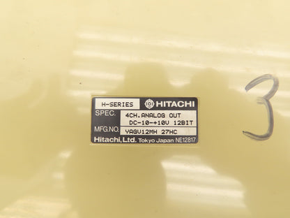 Hitachi YAGV12MH H-Series 4ch Analog Out Missing Cover