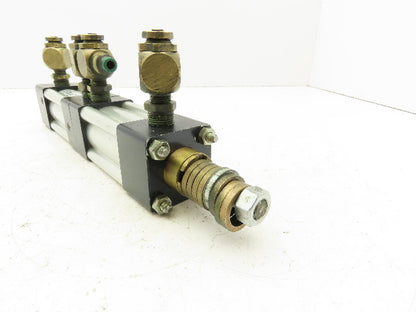 Schrader Bellows FW2A101621 Econo-Ram II Double Rod Air Cylinder 1.5" Stroke
