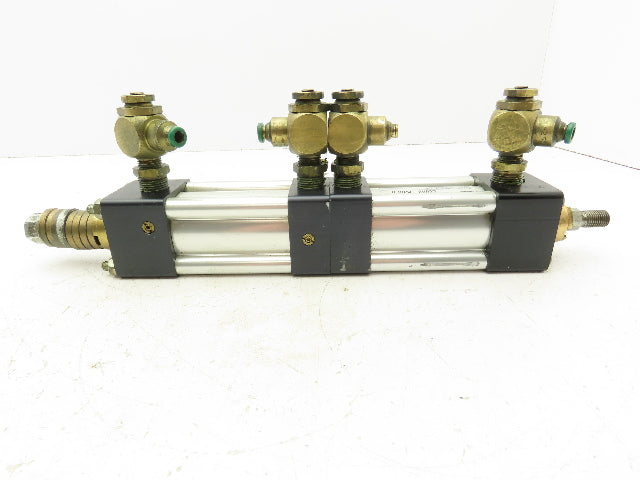 Schrader Bellows FW2A101621 Econo-Ram II Double Rod Air Cylinder 1.5" Stroke