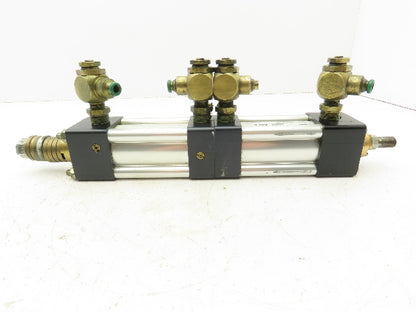 Schrader Bellows FW2A101621 Econo-Ram II Double Rod Air Cylinder 1.5" Stroke