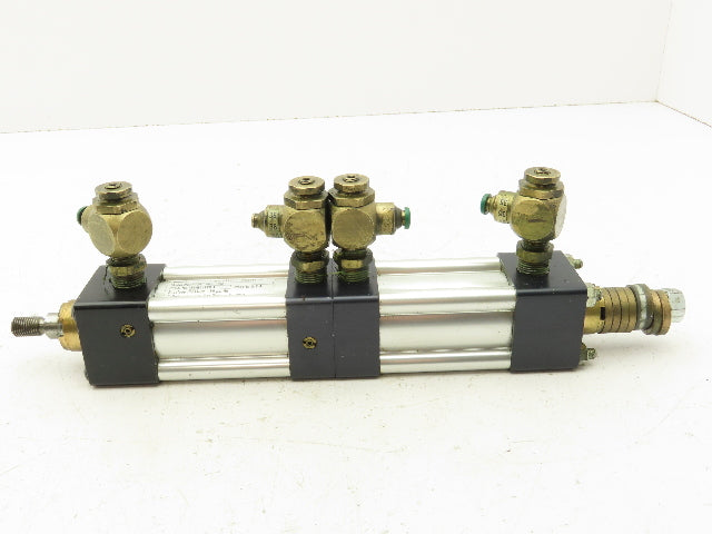 Schrader Bellows FW2A101621 Econo-Ram II Double Rod Air Cylinder 1.5" Stroke