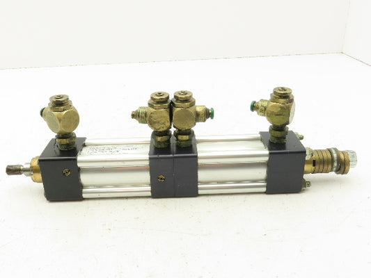 Schrader Bellows FW2A101621 Econo-Ram II Double Rod Air Cylinder 1.5" Stroke