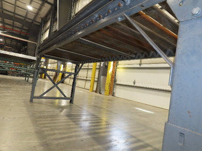 Titan 29"x 8' Steel 1.9" Gravity Roller Conveyor 26"BF 3" Centers