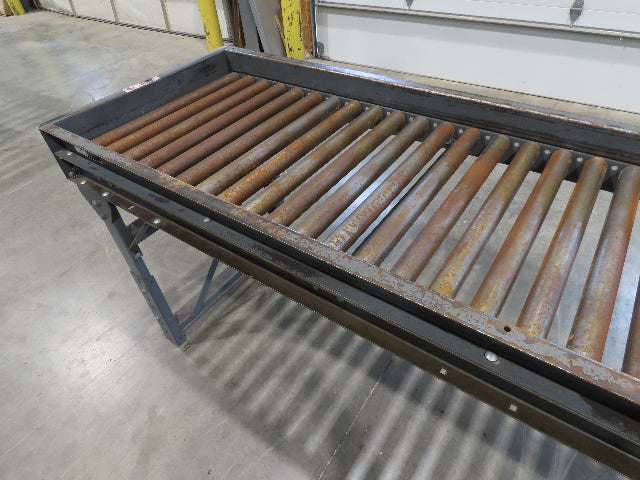 Titan 29"x 8' Steel 1.9" Gravity Roller Conveyor 26"BF 3" Centers