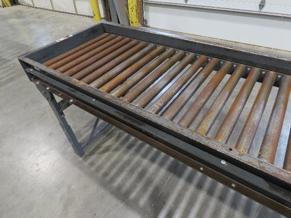 Titan 29"x 8' Steel 1.9" Gravity Roller Conveyor 26"BF 3" Centers