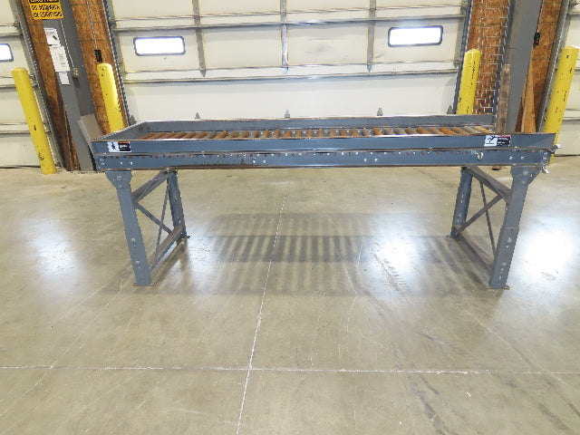 Titan 29"x 8' Steel 1.9" Gravity Roller Conveyor 26"BF 3" Centers