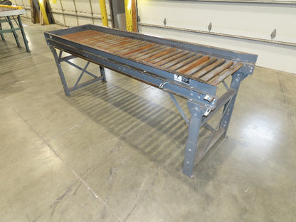 Titan 29"x 8' Steel 1.9" Gravity Roller Conveyor 26"BF 3" Centers