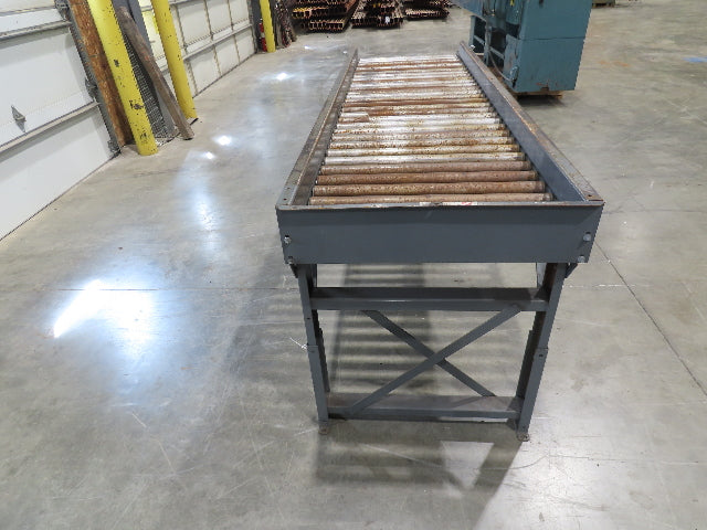 Titan 29"x 8' Steel 1.9" Gravity Roller Conveyor 26"BF 3" Centers