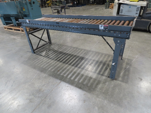 Titan 29"x 8' Steel 1.9" Gravity Roller Conveyor 26"BF 3" Centers