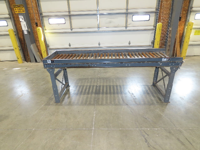 Titan 29"x 8' Steel 1.9" Gravity Roller Conveyor 26"BF 3" Centers