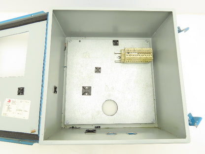 Hoffman A1212CH Electrical Enclosure Box 12x12x6" W/Backplate Steel