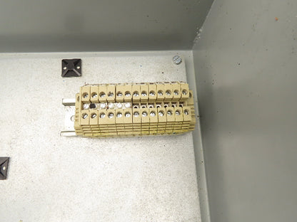 Hoffman A1212CH Electrical Enclosure Box 12x12x6" W/Backplate Steel