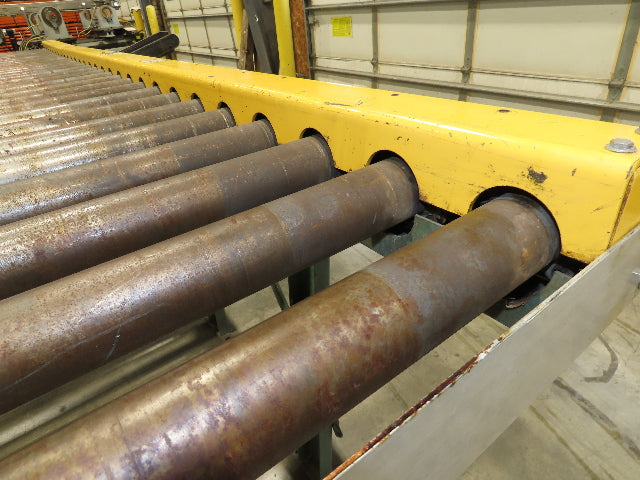 Hytrol 64"x 12' Pallet Conveyor 2.5" Roller 57"BF 1Hp 460V 3PH Chain Drive 30FPM