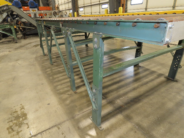 Hytrol 64"x 12' Pallet Conveyor 2.5" Roller 57"BF 1Hp 460V 3PH Chain Drive 30FPM